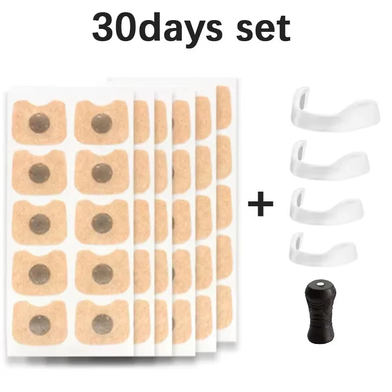 5/15/30Days Magnetic Nasal Dilator Starter Kits Increase Air Intake Improve Sleeping Reduce Snoring Breathing Refill Nose Clip